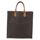 LOUIS VUITTON Monogram Sac Plat Hand Bag M51140 LV Auth 153399-13