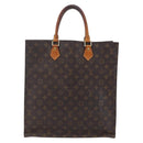 LOUIS VUITTON Monogram Sac Plat Hand Bag M51140 LV Auth 153399-2
