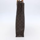 LOUIS VUITTON Monogram Sac Plat Hand Bag M51140 LV Auth 153399-4