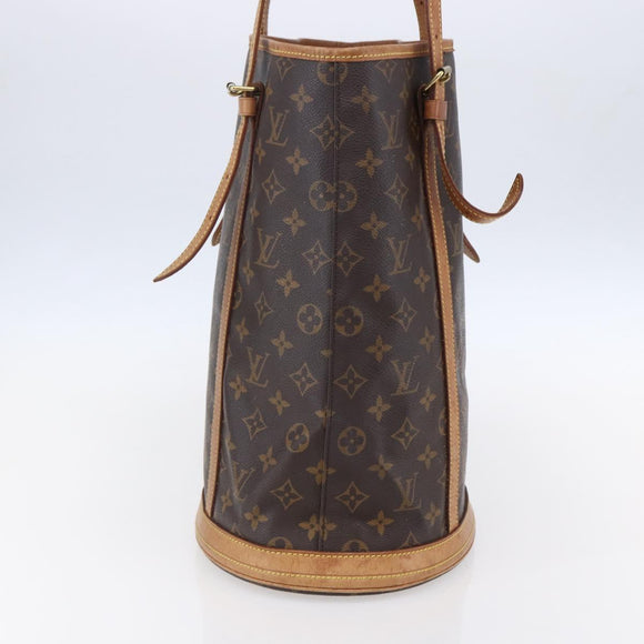 LOUIS VUITTON Monogram Bucket GM Shoulder Bag M42236 LV Auth 153401