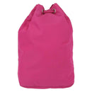 PRADA Pouch Nylon Pink Silver Auth 153405-2