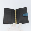 LOUIS VUITTON Epi Agenda PM Day Planner Cover Blue R20055 LV Auth 153406-8