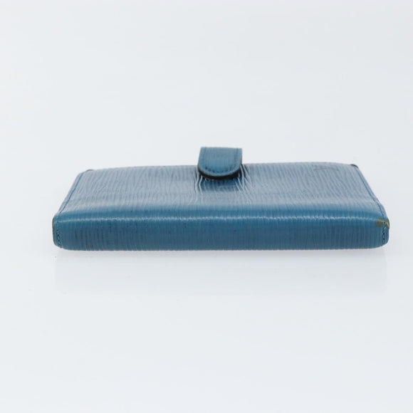 LOUIS VUITTON Epi Agenda PM Day Planner Cover Blue R20055 LV Auth 153406