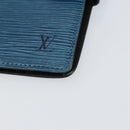 LOUIS VUITTON Epi Agenda PM Day Planner Cover Blue R20055 LV Auth 153406-7