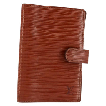 LOUIS VUITTON Epi Agenda PM Day Planner Cover Brown R20053 LV Auth 153407
