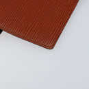 LOUIS VUITTON Epi Agenda PM Day Planner Cover Brown R20053 LV Auth 153407-16
