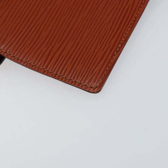 LOUIS VUITTON Epi Agenda PM Day Planner Cover Brown R20053 LV Auth 153407