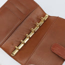 LOUIS VUITTON Epi Agenda PM Day Planner Cover Brown R20053 LV Auth 153407-9