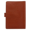 LOUIS VUITTON Epi Agenda PM Day Planner Cover Brown R20053 LV Auth 153407-2