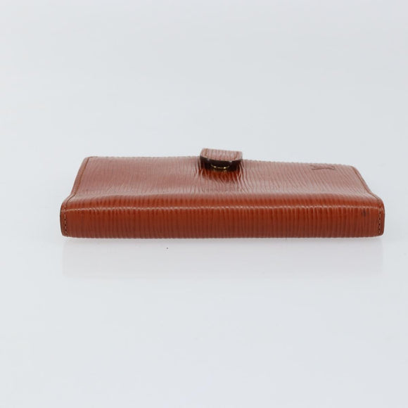 LOUIS VUITTON Epi Agenda PM Day Planner Cover Brown R20053 LV Auth 153407