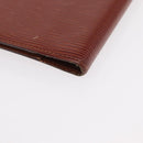 LOUIS VUITTON Epi Agenda PM Day Planner Cover Brown R20053 LV Auth 153408-16