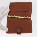 LOUIS VUITTON Epi Agenda PM Day Planner Cover Brown R20053 LV Auth 153408-8