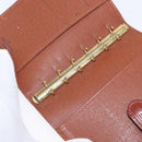 LOUIS VUITTON Epi Agenda PM Day Planner Cover Brown R20053 LV Auth 153408-10