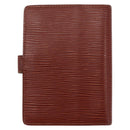 LOUIS VUITTON Epi Agenda PM Day Planner Cover Brown R20053 LV Auth 153408-2