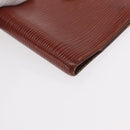 LOUIS VUITTON Epi Agenda PM Day Planner Cover Brown R20053 LV Auth 153408-7