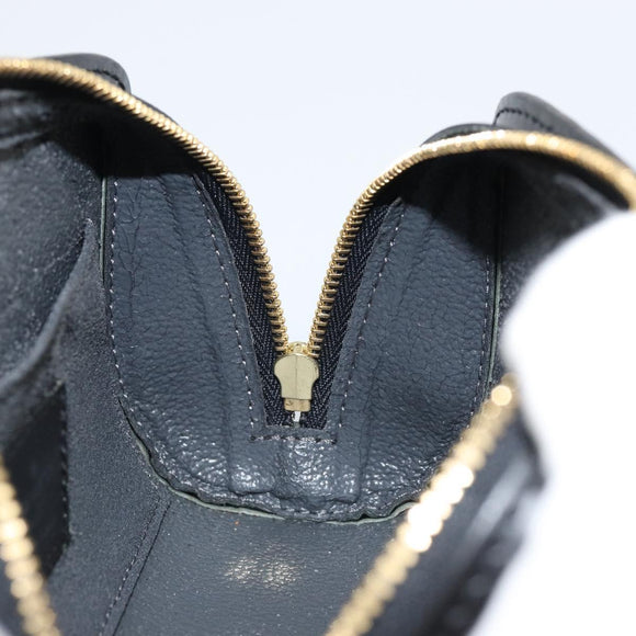 LOUIS VUITTON Epi Dauphine PM Pouch Black M48442 LV Auth 153409