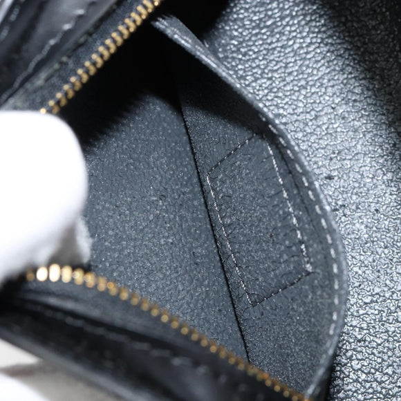 LOUIS VUITTON Epi Dauphine PM Pouch Black M48442 LV Auth 153409