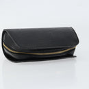 LOUIS VUITTON Epi Dauphine PM Pouch Black M48442 LV Auth 153409-5