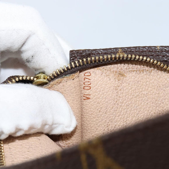 LOUIS VUITTON Monogram Bucket PM Accessory Pouch LV Auth 153411