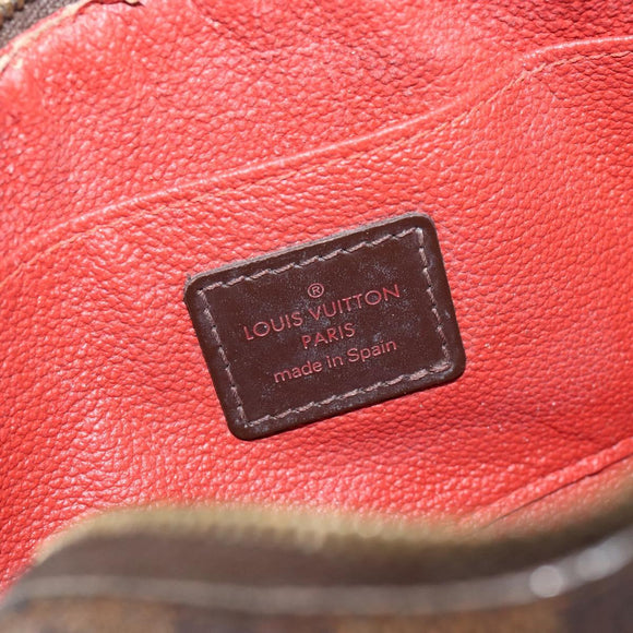 LOUIS VUITTON Damier Ebene Pochette Cosmetic PM Pouch N47516 LV Auth 153412