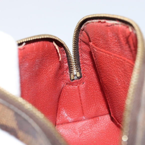 LOUIS VUITTON Damier Ebene Pochette Cosmetic PM Pouch N47516 LV Auth 153412