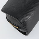 LOUIS VUITTON Epi Dauphine PM Pouch Black M48442 LV Auth 153414-16
