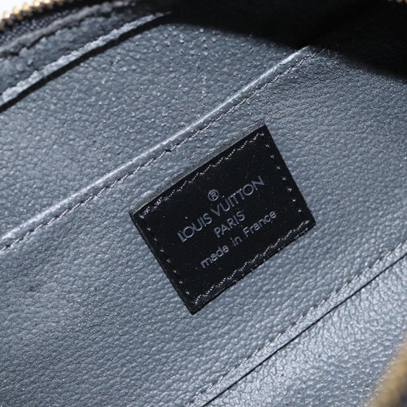 LOUIS VUITTON Epi Dauphine PM Pouch Black M48442 LV Auth 153414