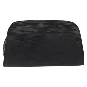 LOUIS VUITTON Epi Dauphine PM Pouch Black M48442 LV Auth 153414 - 0