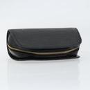 LOUIS VUITTON Epi Dauphine PM Pouch Black M48442 LV Auth 153414-5