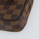 LOUIS VUITTON Damier Ebene Etui Okapi PM Pouch N61738 LV Auth 153415-10