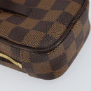 LOUIS VUITTON Damier Ebene Etui Okapi PM Pouch N61738 LV Auth 153415-11
