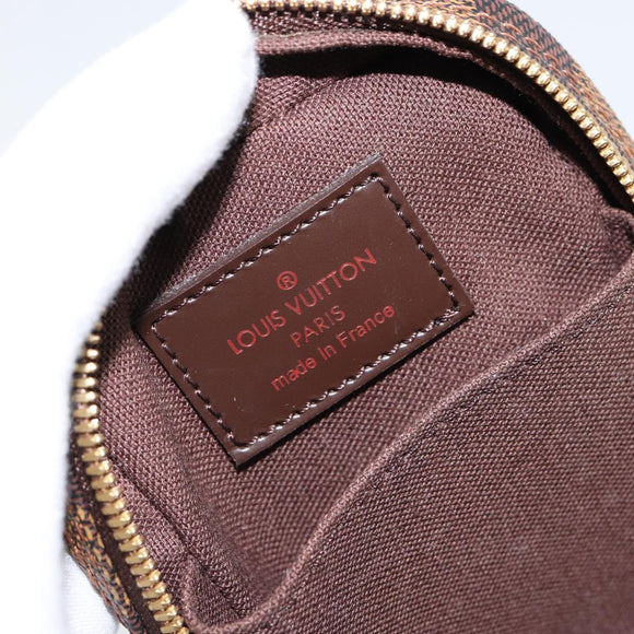 LOUIS VUITTON Damier Ebene Etui Okapi PM Pouch N61738 LV Auth 153415