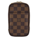 LOUIS VUITTON Damier Ebene Etui Okapi PM Pouch N61738 LV Auth 153415-2
