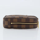 LOUIS VUITTON Damier Ebene Etui Okapi PM Pouch N61738 LV Auth 153415-4