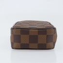 LOUIS VUITTON Damier Ebene Etui Okapi PM Pouch N61738 LV Auth 153415-7