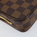 LOUIS VUITTON Damier Ebene Etui Okapi PM Pouch N61738 LV Auth 153415-9