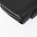 LOUIS VUITTON Taiga Zippy XL Long Wallet Black M44275 LV Auth 153416-16