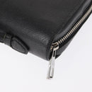LOUIS VUITTON Taiga Zippy XL Long Wallet Black M44275 LV Auth 153416-17