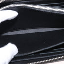 LOUIS VUITTON Taiga Zippy XL Long Wallet Black M44275 LV Auth 153416-19