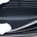 LOUIS VUITTON Taiga Zippy XL Long Wallet Black M44275 LV Auth 153416-20