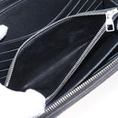 LOUIS VUITTON Taiga Zippy XL Long Wallet Black M44275 LV Auth 153416-11