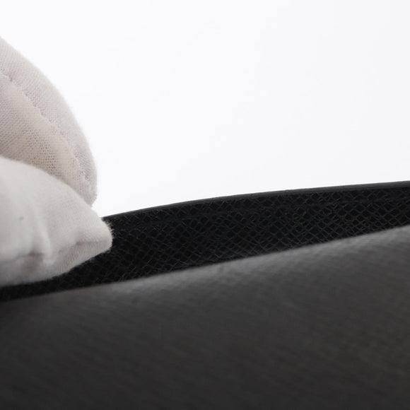 LOUIS VUITTON Taiga Zippy XL Long Wallet Black M44275 LV Auth 153416