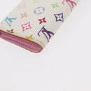 LOUIS VUITTON Monogram Multicolor Multicles 4 Key Case White M93731 Auth 153417-15