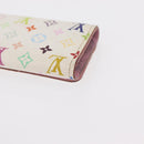 LOUIS VUITTON Monogram Multicolor Multicles 4 Key Case White M93731 Auth 153417-16