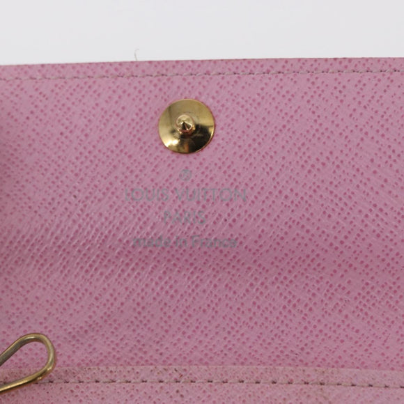LOUIS VUITTON Monogram Multicolor Multicles 4 Key Case White M93731 Auth 153417