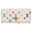 LOUIS VUITTON Monogram Multicolor Multicles 4 Key Case White M93731 Auth 153417-13
