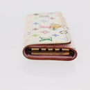LOUIS VUITTON Monogram Multicolor Multicles 4 Key Case White M93731 Auth 153417-4