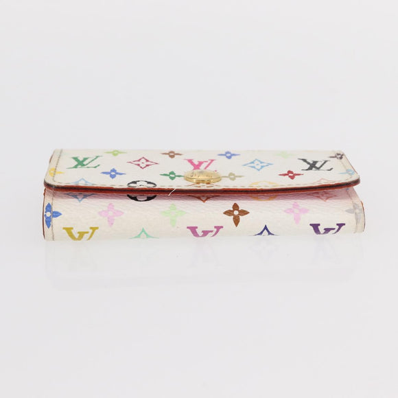 LOUIS VUITTON Monogram Multicolor Multicles 4 Key Case White M93731 Auth 153417