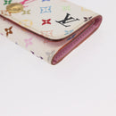 LOUIS VUITTON Monogram Multicolor Multicles 4 Key Case White M93731 Auth 153417-14