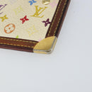 LOUIS VUITTON Monogram Multicolor Pochette Cles Purse White M92655 Auth 153418-15